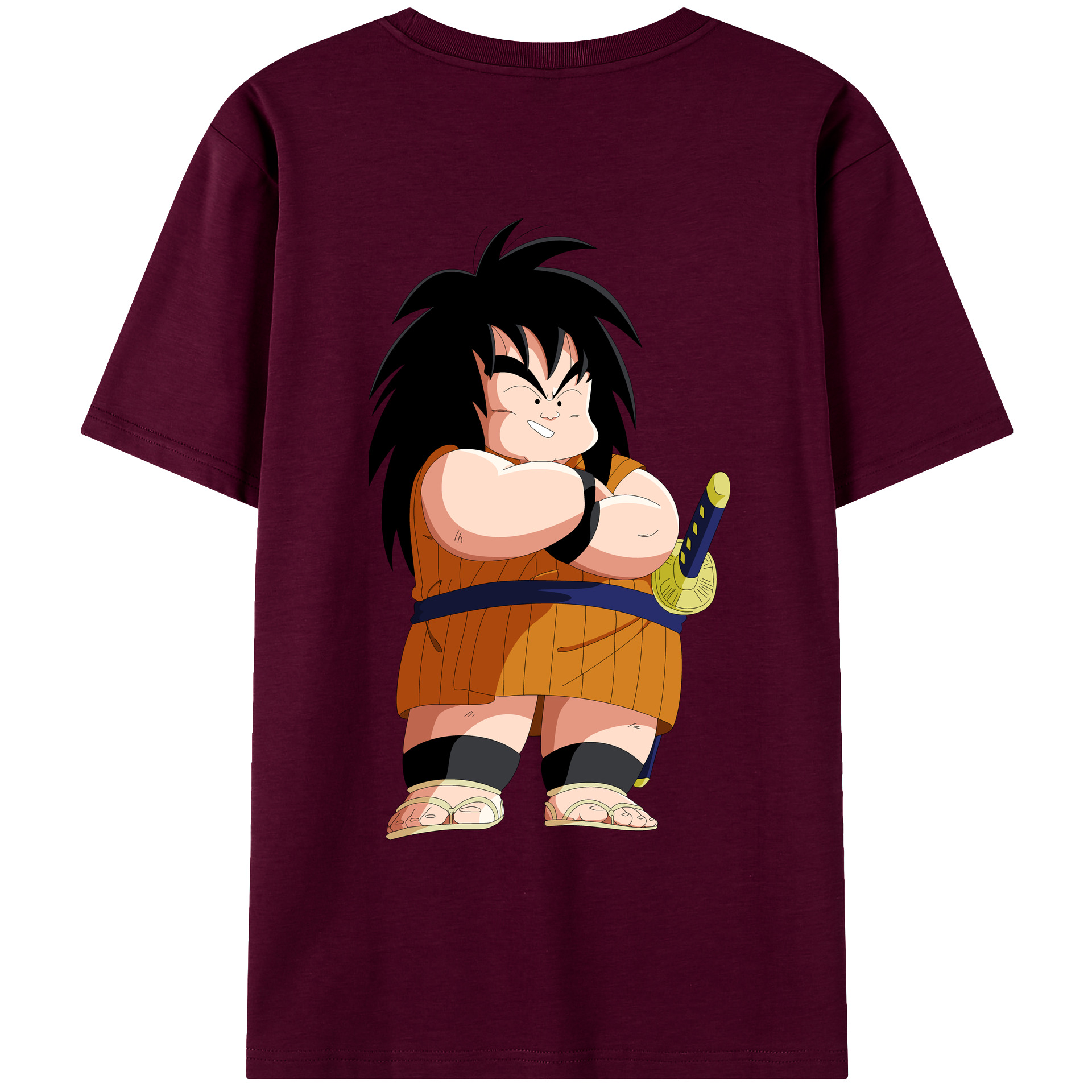 （画像用） ドラゴンボール やじろべえ DRAGON BALL Yajirobe レディース半袖Tシャツ(バックプリント)